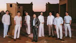 Potret artis di acara Ranggaz Laksmana di Maroko. [IG: @thariqhalilintar]