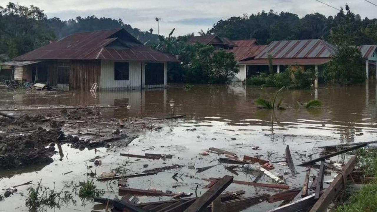 BPBD Sulteng Data Dampak Banjir Pamona Utara, Puluhan Rumah Terendam