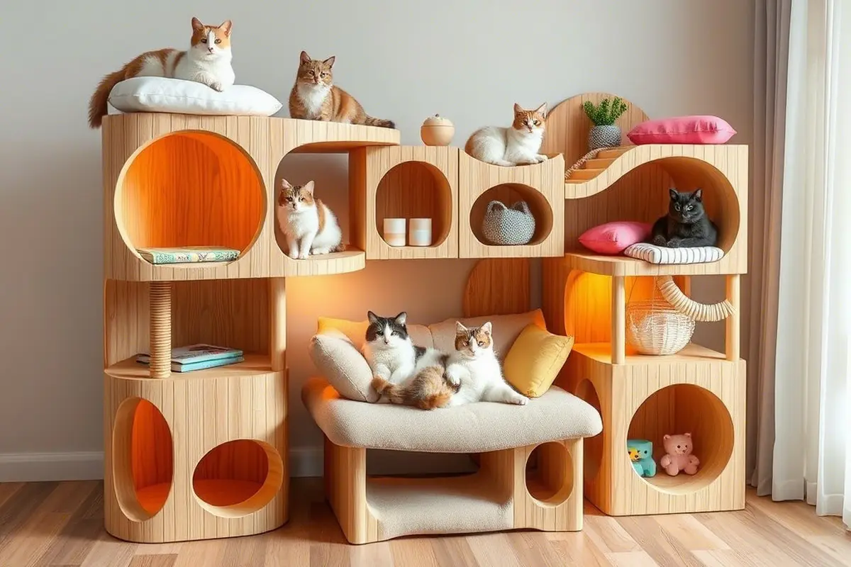 desain rumah kucing (ilustrasi by qwen.ai)