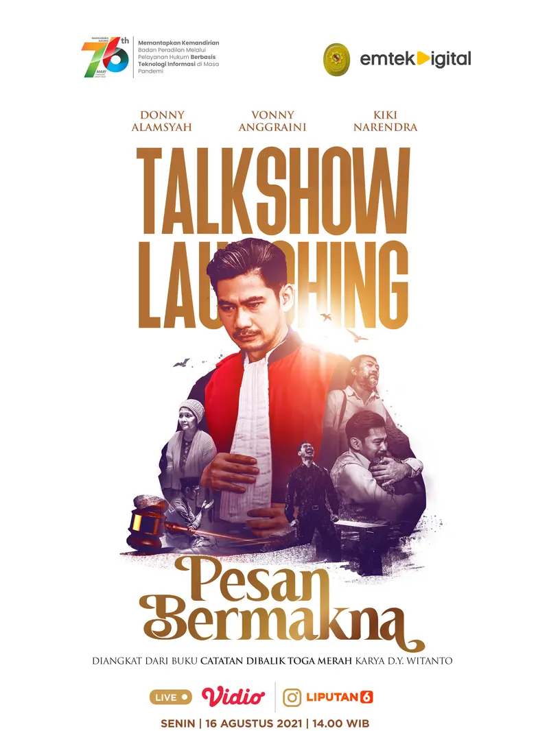 Catat, Ini Jadwal Talkshow Film Bermakna yang Diperankan oleh Donny Alamsyah