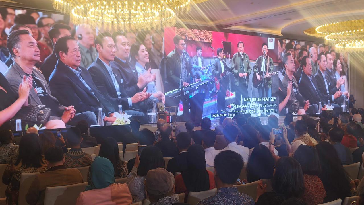 SBY jadi pembicara acara Supermentor-28 On Leadership yang digelar di The St. Regis Jakarta