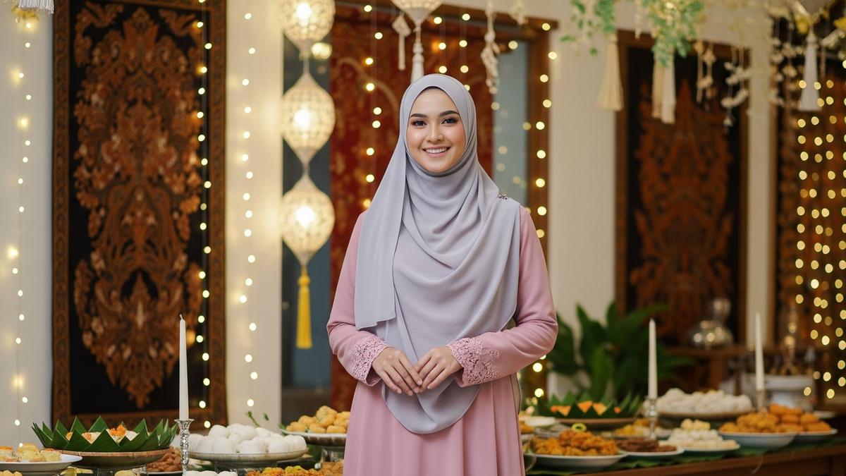 Mix and Match Warna Gamis dan Hijab untuk Buka Puasa Bersama 2026, Tampil Modis