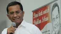 Dahlan Iskan hadiri diskusi di Padepokan Demi Indonesia di Kebayoran Baru, Jakarta Selatan, Rabu (14/5/2014) (Liputan6.com/Andrian M Tunay)