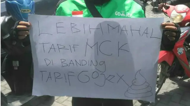 Pengemudi Gojek di Tegal Protes Tarif