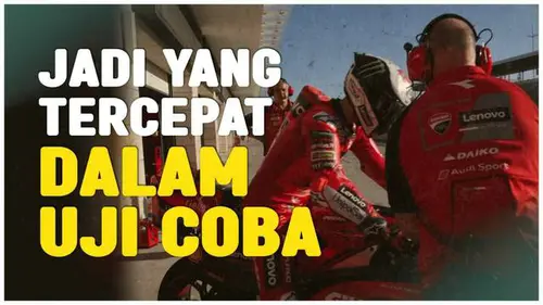 VIDEO: Pecco Bagnaia Jadi yang Tercepat di Hari Pertama Tes MotoGP 2024 Lusail