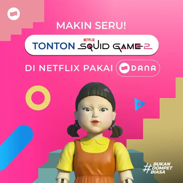 Tonton Squid Game 2 di Netflix Pakai DANA.