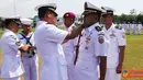Citizen6, Surabaya: Kedua jabatan yang dikukuhkan tersebut, yaitu jabatan Komandan Pusat Latihan Pasukan Pendarat (Puslat Pasrat) dan Komandan Pusat Latihan Kapal Perang (Puslat Kaprang). (Pengirim: Sandhy Yudha)
