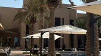 Salah satu sisi Park Hyatt Jeddah Hotel, tempat Timnas Indneesia menginap selama putaran keempat Kualifikasi Piala Dunia 2026. (Bola.com/Hery Kurniawan)