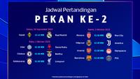 Jadwal dan Siaran Langsung UCL  2025/26 Matchweek 2: Eksklusif di Vidio