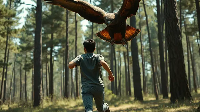 mimpi dikejar burung elang besar