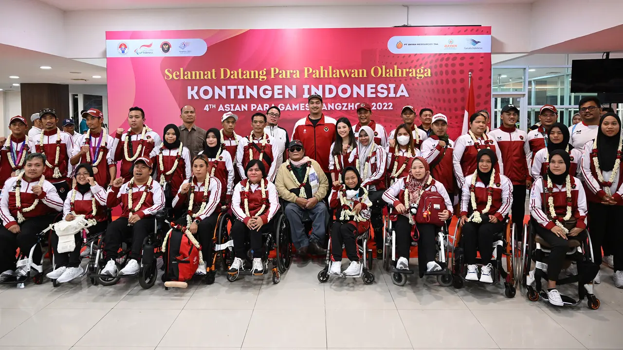 FOTO Kontingen Indonesia setelah tampil di Asian Para Games 2022 Hangzhou
