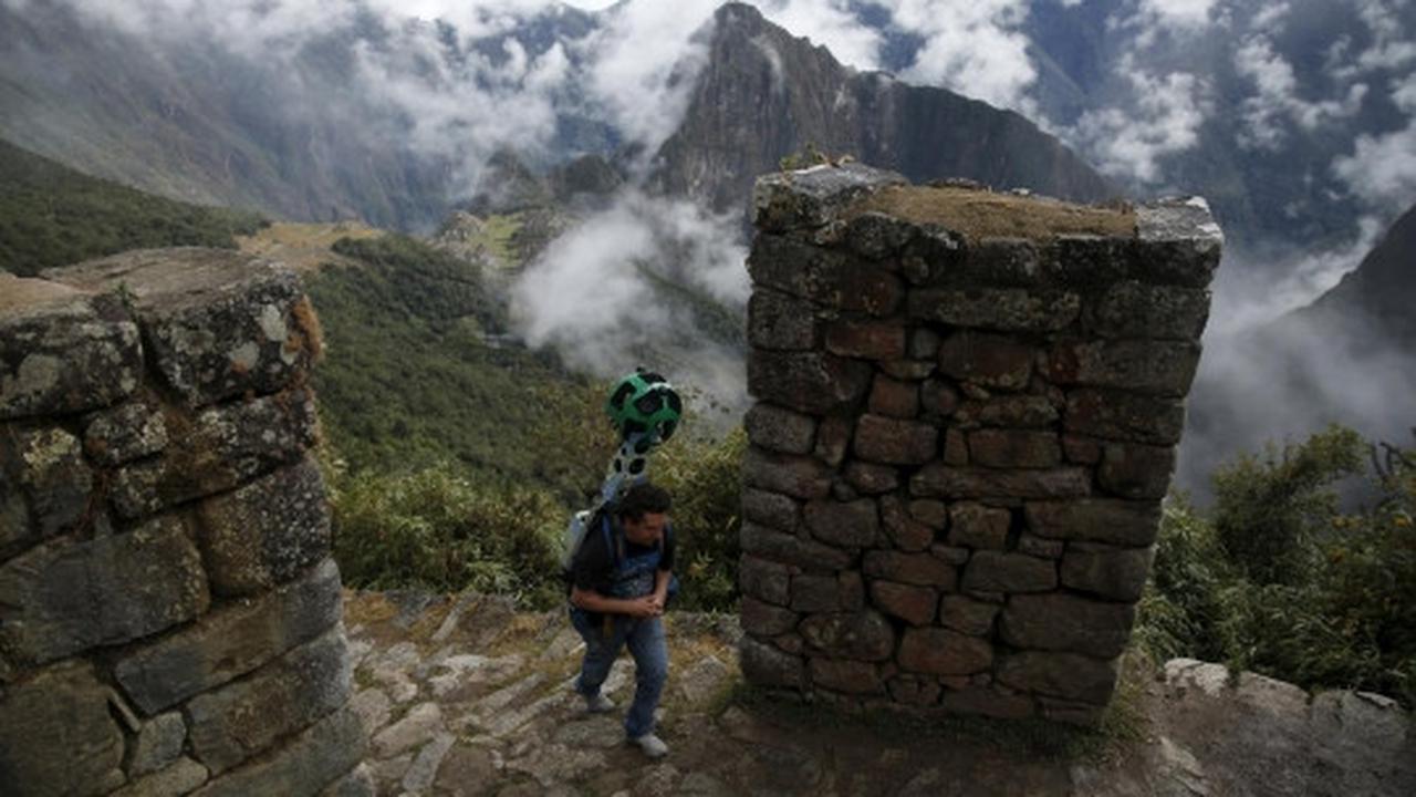 Penjelajahan Google Street View di gunung tua Suku Inca