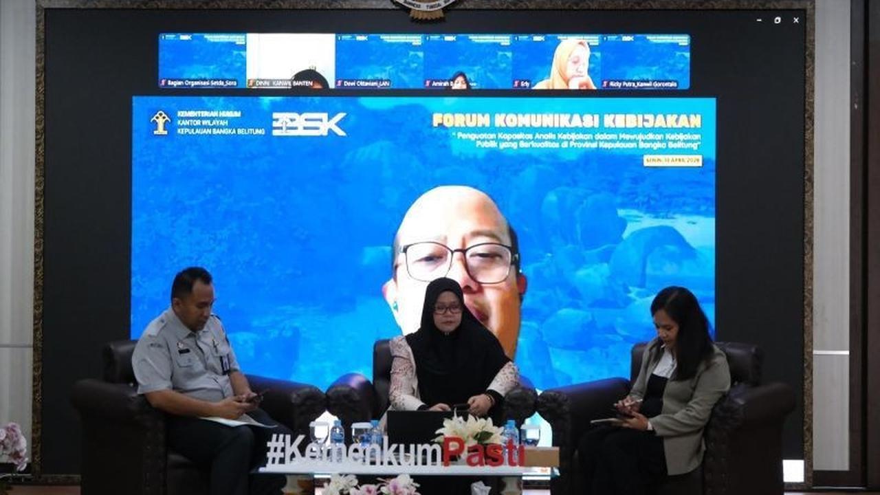 Kanwil Kemenkum Babel Gelar FKK, Dorong Peningkatan Kebijakan Publik Berbasis Data