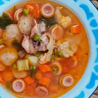 Resep Praktis Sup Merah ala Surabaya. (Dok: Cookpad @tiebramasto)