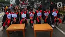 Prabowo mengimbau pada seluruh pendukung dan pemilih agar memberikan kepercayaan penuh kepada Mahkamah Konstitusi. (Liputan6.com/Angga Yuniar)
