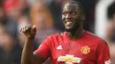 Romelu Lukaku (65 juta euro) - Striker asal Belgia ini dilepas Manchester United ke Inter Milan dengan nilai transfer 65 juta euro pada bursa transfer musim panas 2019. (AFP/Oli Scarff)