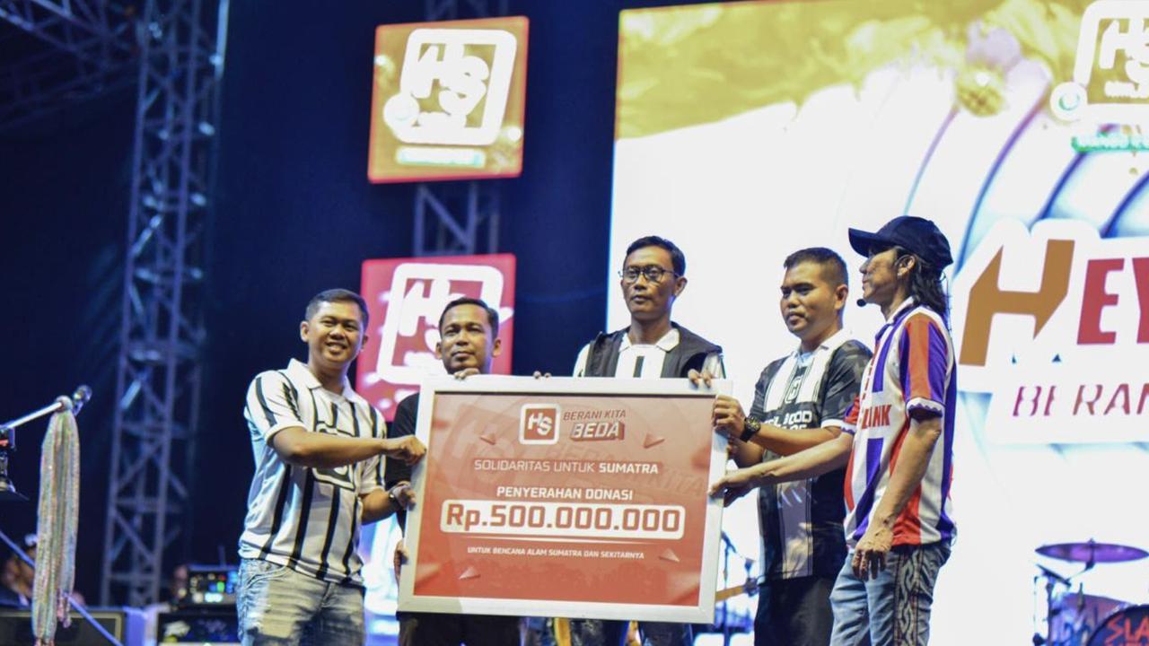 Slank Sukses Galang Donasi Rp500 Juta untuk Korban Banjir Sumatra