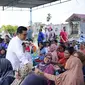 Bane Raja Manalu memfasilitasi pemeriksaan dan pengobatan gratis untuk masyarakat Siantar, Kabupaten Simalungun, Sumatra Utara, Selasa (5/12/2024). (Istimewa)