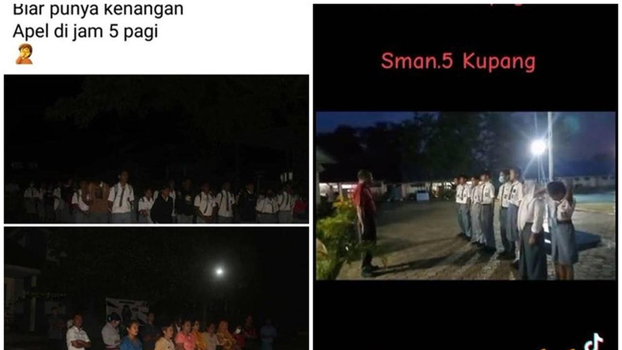 Masih Gelap Gulita, Ini 7 Potret Guru dan Murid di NTT yang Masuk Sekolah Jam 5 Pagi