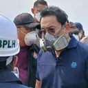 Drone Thermal Dikerahkan Bantu Deteksi Api di TPA Jatiwaringin