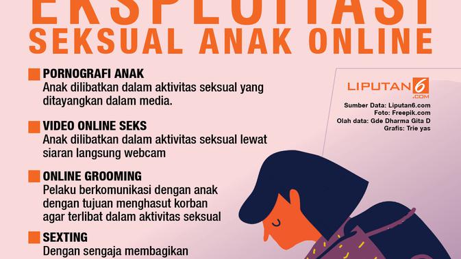 Infografis eksploitasi seksual anak (Liputan6.com/Triyasni)