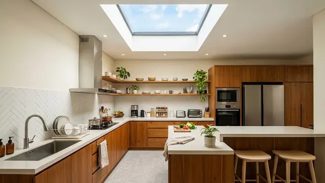 Desain Dapur Tanpa Jendela agar Tidak Pengap/AI Generated