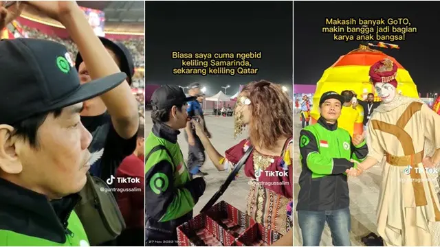 Viral Driver Ojol Nonton Langsung Piala Dunia di Qatar, Ini Kisah Hebatnya