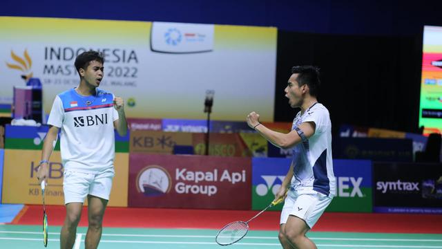 Rahmat Hidayat/Pramudya Kusumawardana - Indonesia Masters 2022 - Bulu Tangkis - 22 Oktober