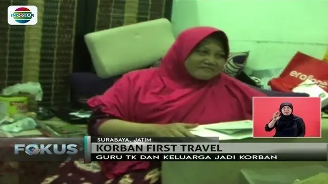 Dewi Mashita, Guru TK asal Surabaya korban First Travel ini, berharap agar uangnya bisa kembali.