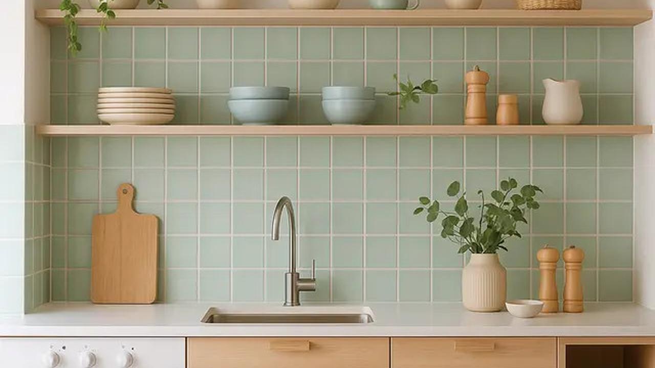 7 Ide Dapur dengan Dinding Keramik 2025, Bikin Ruang Masak Makin Estetik