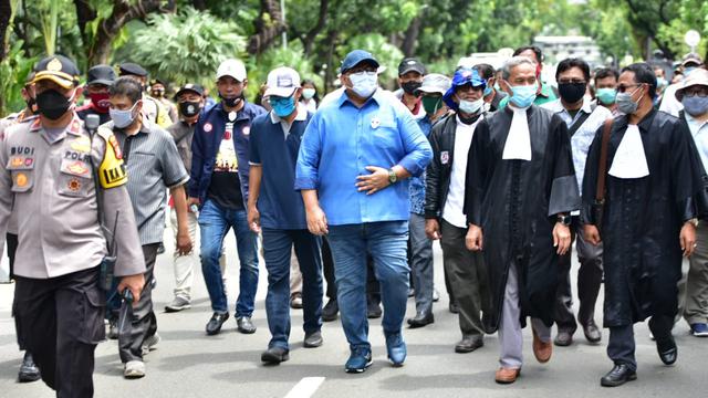 KSPSI dan KSPI melakukan mediasi dengan Mahkamah Konstitusi (MK) mengenai gugatan UU Cipta Kerja