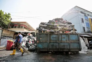 Tempat Pembuangan Sampah di Kota Bandung.