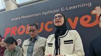 Stafsus Presiden Angkie Yudistia Luncurkan Aplikasi Belajar Daring Khusus untuk Penyandang Disabilitas, (1/3/2024). Foto: Ade Nasihudin/Liputan6.com.