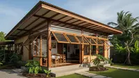 9 Desain Rumah Hemat Listrik dengan Banyak Ventilasi, Sejuk Alami Sepanjang Hari