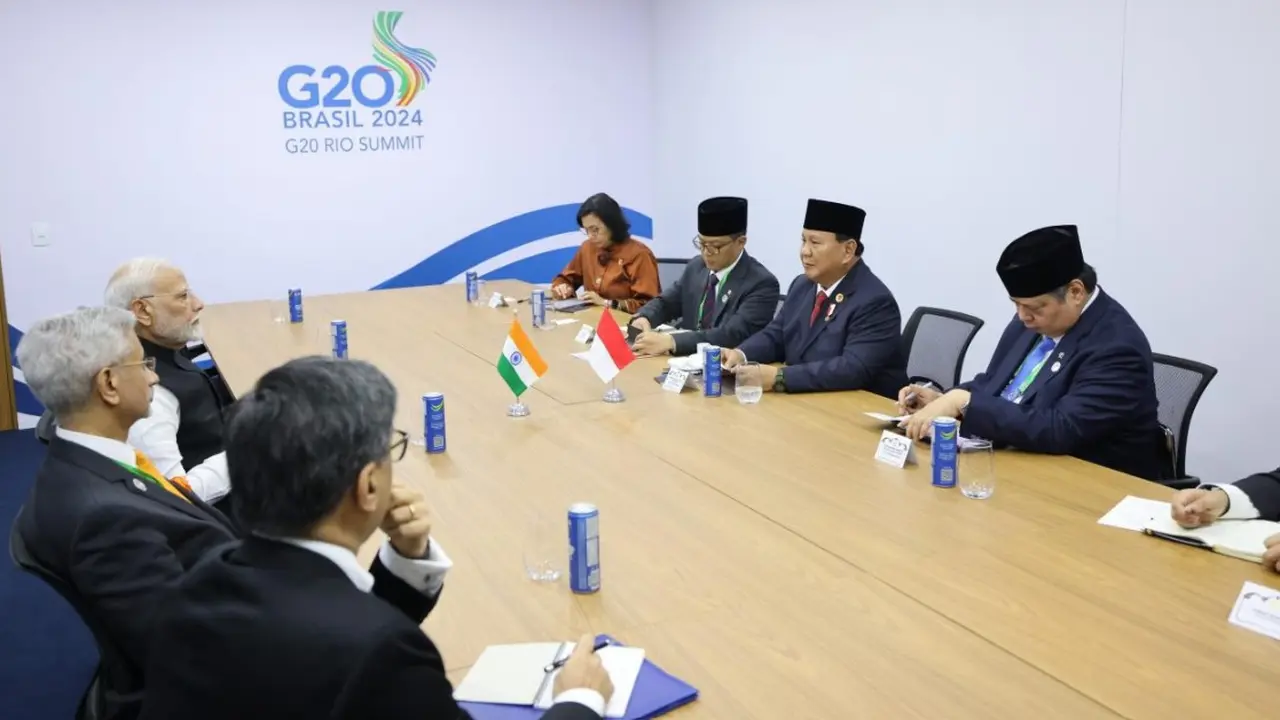Prabowo harap India mau mengirimkan profesor dan dokter spesialis untuk mengajar di perguruan tinggi di Indonesia. (Foto: Dok BPMI Setpres/Andi)