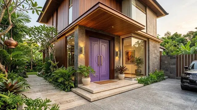 Warna Cat Pintu Cantik yang Bikin Rumah Terlihat Mahal/AI Generated