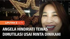Motif asmara melatarbelakangi pembunuhan Angela Hindriati Wahyuningsih, yang jasadnya ditemukan di rumah kontrakan, di Tambun Selatan, Bekasi.