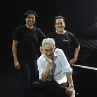 Aksan Sjuman bersama Raul Renanda dan Saniharto Enggalhardjo