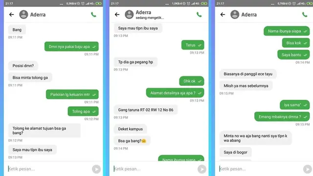 Kisah driver ojol jadi perantara telepon ibu dan anak