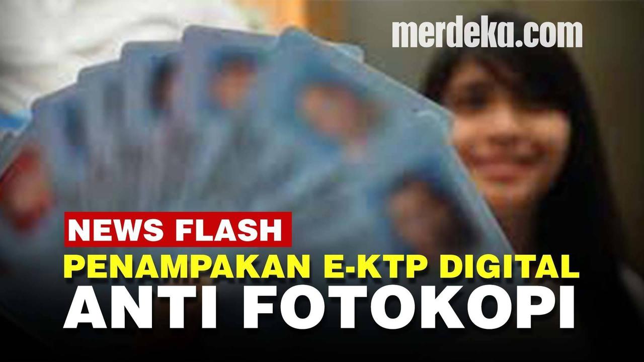 VIDEO: Kecanggihan e-KTP Digital, Cukup Scan Barcode di Handphone Tak Perlu Fotokopi