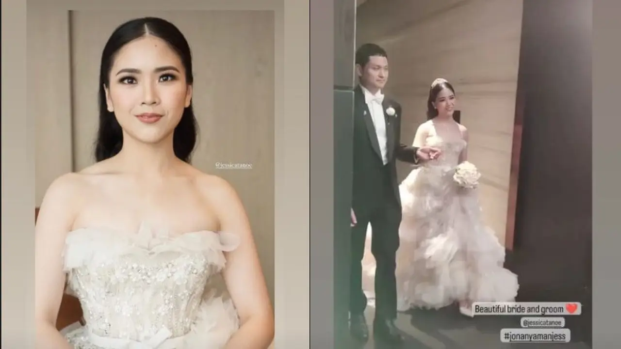 Pesta pernikahan Jessica Tanoesoedibjo - Jonathan Natakusuma. (Tangkapan Layar Instagram/ jessicatanoe)
