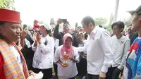 Ketua Umum Partai Perindo yang juga Caleg DPR RI Dapil Banten III, Hary Tanoesoedibjo hadir dalam kegiatan bazar murah dan pemeriksaan kesehatan gratis bagi warga di wilayah Rengas, Ciputat Timur, Tangerang Selatan, Banten, Sabtu (23/12/2023) (Istimewa)