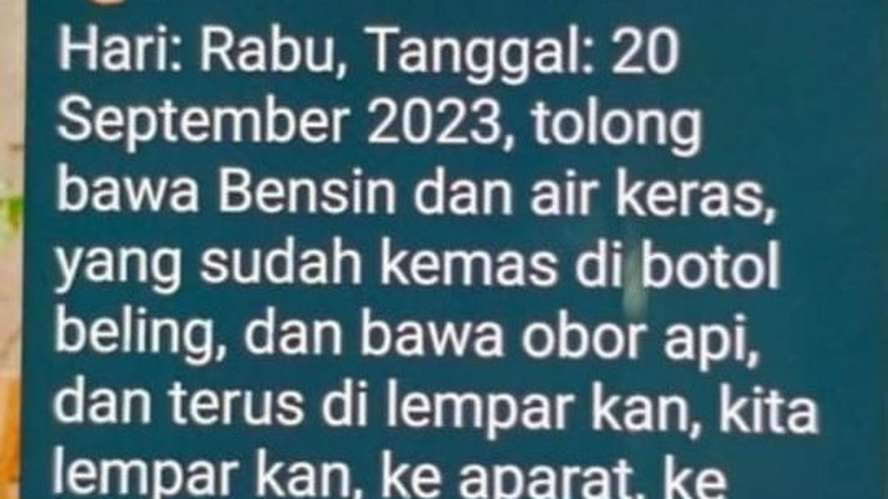Unjuk rasa sejumlah organisasi masyarakat (ormas) islam, koalisi sipil, sampai mahasiswa itu untuk membela masyarakat di Pulau Rempang, Batam.&nbsp;<br>