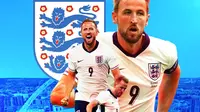 Timnas Inggris - Ilustrasi Harry Kane (Bola.com/Adreanus Titus)