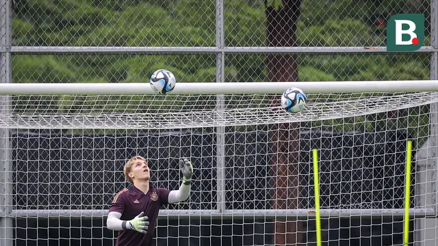 Foto: Tak Ada Sang Pahlawan Kemenangan, Latihan Timnas Jerman U-17 Hanya Diikuti Dua Kiper Jelang Final Piala Dunia U-17 2023