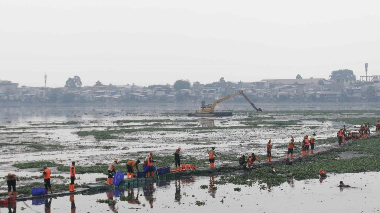 Masyarakat sekitar Waduk Pluit menyambut baik upaya ini. Mereka berharap kegiatan pembersihan seperti ini dapat rutin dilakukan untuk menjaga lingkungan tetap bersih dan mencegah terjadinya banjir yang bisa merugikan banyak pihak. Foto: Liputan6.com / Her