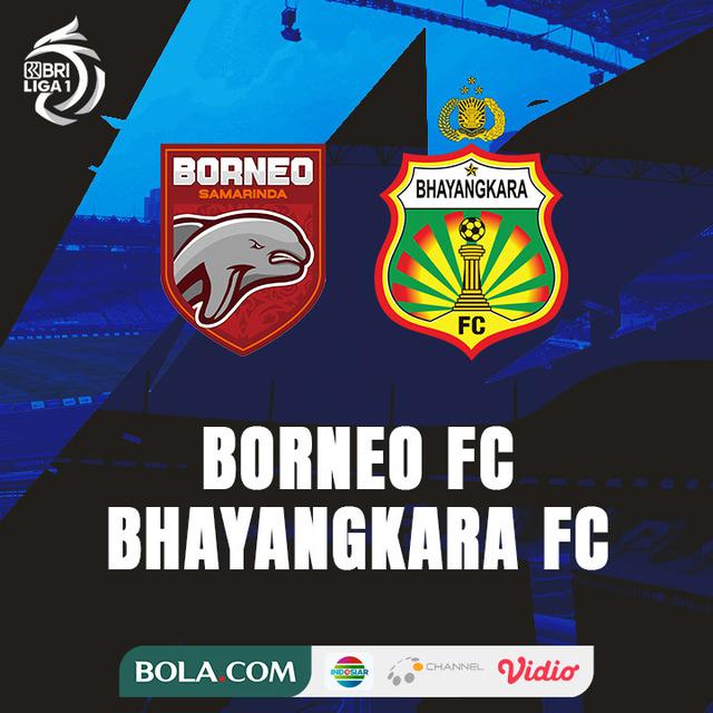 BRI Liga 1 - Borneo FC Vs Bhayangkara FC