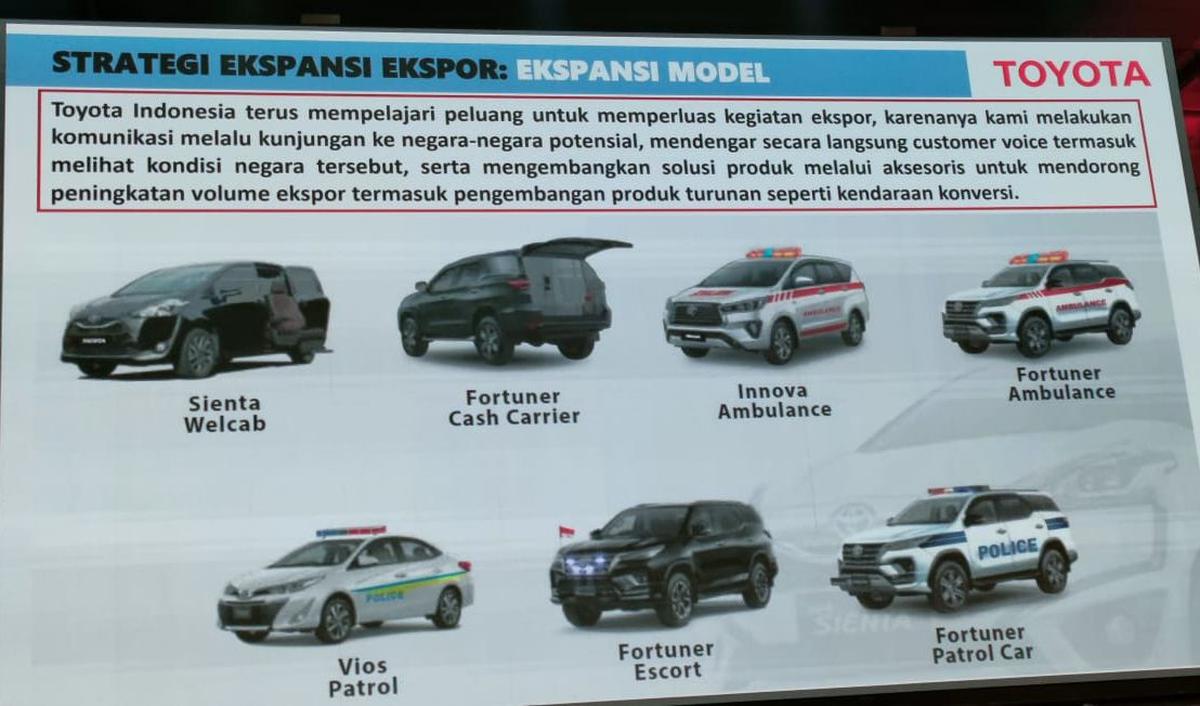 "Kami juga mendapat pesanan spesial atau order baru dari Vietnam berupa mobil ambulans."<br><br><br>