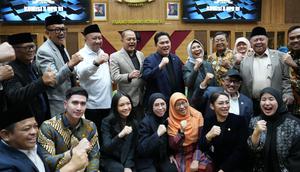 Kementerian Pemuda dan Olahraga Republik Indonesia (Kemenpora) menggelar pertemuan dengan Komisi X DPR RI.