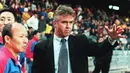 Guus Hiddink melatih Real Madrid pada musim 1998-1999. Setelah itu, Hiddink sukses dengan Timnas Korea Selatan, Rusia dan Australia serta tiga gelar juara Liga Belanda bersama PSV dan Piala FA bersama Chelsea. (AFP/SPORTASIA/Robyn Beck)